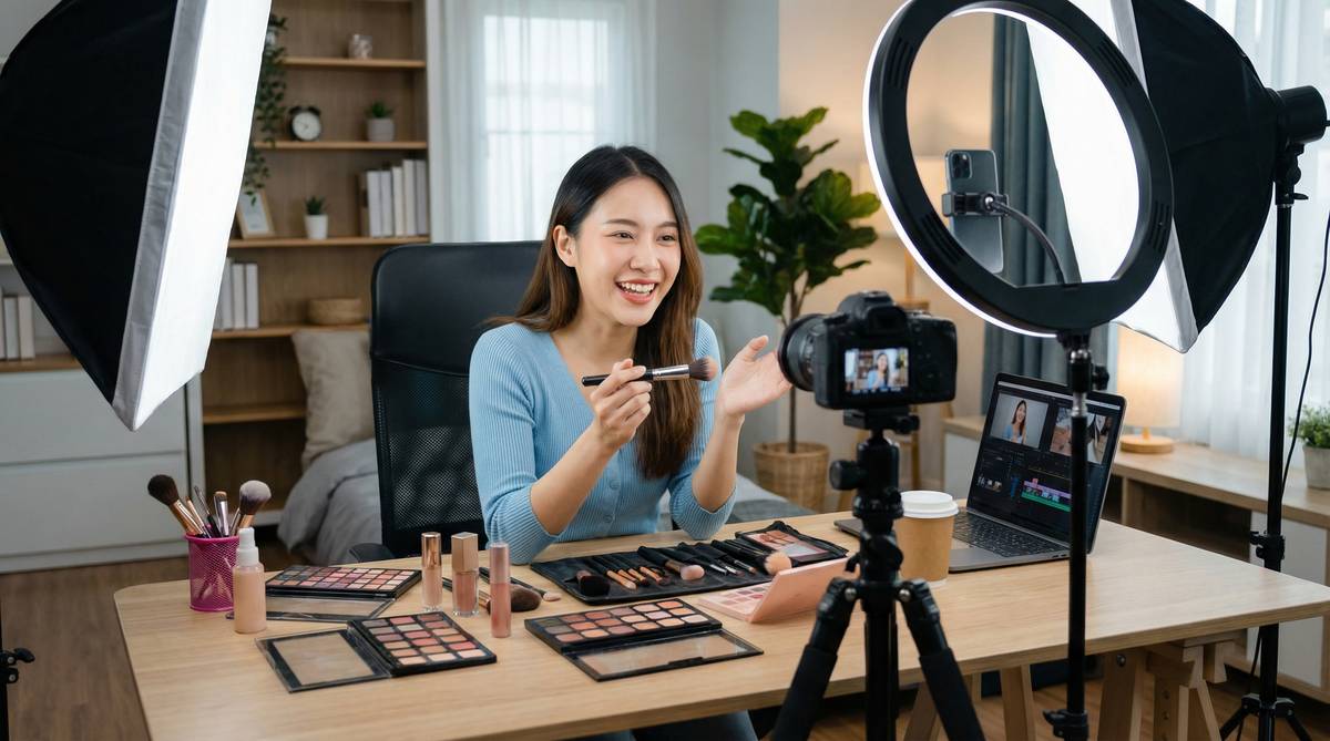 黄色仓库美妆教程